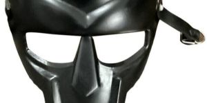Black Medieval MF Doom Gladiator Face Mask