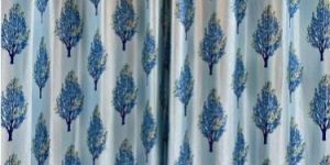 Glossy Printed Curtains