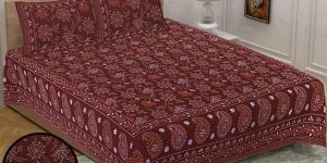 Majestic Katha Printed Double Bedsheet