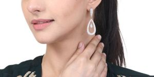 925 Silver Jewelry Long Earring