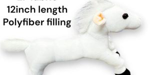 White Horse Soft Toy