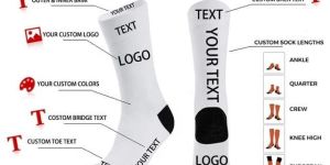 Customized Logo Design Cotton Socks