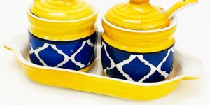 Ceramic Pickle Jar Set