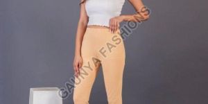 Pocket Style Beige Straight Pant