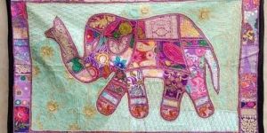 Cotton Embroidered Wall Hanging