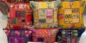 Embroidered Cushion Cover