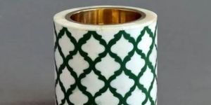 Bone Inlay Candle Stands