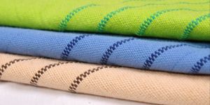 Multicolor Plain Cotton Casement Fabric