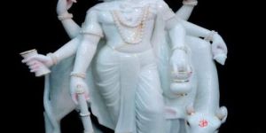 Marble Dattatreya Statue