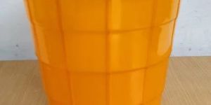 Yellow Plastic Dustbin