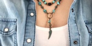 Western Leather Necklace