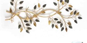 Sensational Majestic Gold And Grey Branch Metal Wall Art