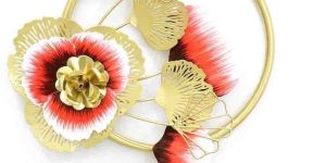 Unique Riose Wall Art Metal Ring