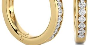 Rose Gold Diamond Earring Lab Grown Diamond