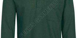 Mens Full Sleeve Polyester Polo T-Shirts