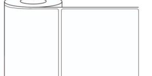 100mmx100mm Barcode Label