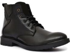 wp01 High Ankle Leather Boot