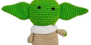 Yoda Crochet Toy