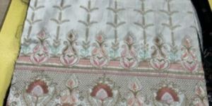 Sherwani Embroidered Satin Fabric