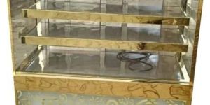 Rectangular Stainless Steel Sweet Display Counter