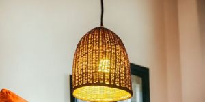 Handmade Cane Grass Hanging Lamp