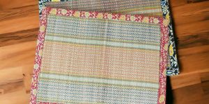 Handmade Multicolor Natural Grass Mat