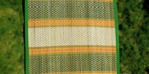 Natural Grass & Cotton Handmade Pooja Aasan Mat