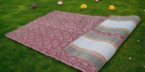 Handcrafted Natural Grass & Cotton Yoga Mat