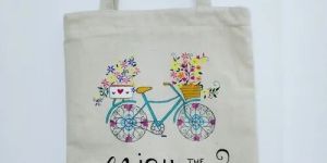 Hand Painted Tote Bag