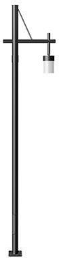 Single Arm Designer Garden Light Pole