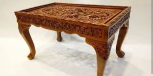 Carved Wooden Table