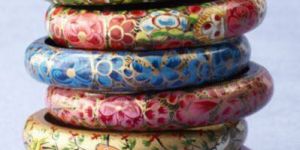 Multicolor Paper Mache Bangle