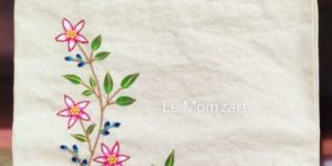 Hand Embroidered Eco Friendly Tote Bag
