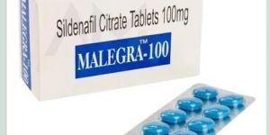Malegra 100mg Sildenail Citrate Tablets