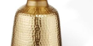 Fancy Metal Hammered Side Table