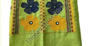 Cotton Green Kurti Fabric