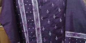 Silk Hand Embroidered Kurti