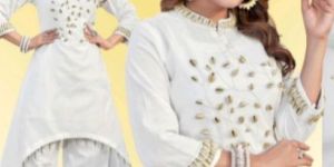 Ladies a Line Kurti Pant Set