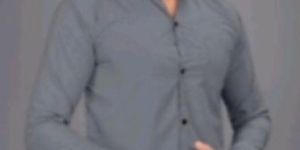 Mens Grey Formal Shirt