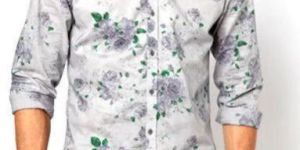 Party Wear Mens Printed Casual Shirt