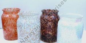 Cylindrical Glass Candle Jar