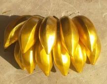 Brass Banana Shape Home Decor