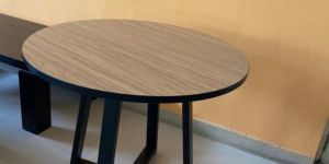 Wooden Round Restaurant Table