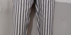 Ladies Cotton Stripe Pant