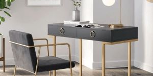 Modern Writing Desks with a Chair