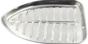 Banana Leaf Shape Stainless Steel Plate