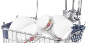 Stainless Steel Utensil Basket with Hanger