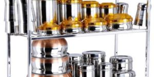 Stainless Steel Wall Mounted Kitchen Rack