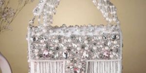 Ladies Etta Jewel Flap Bag