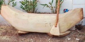 Handmade Wooden Boat Model